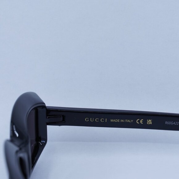 🕶️ New Gucci GG1719S 001 Sunglasses - Black Frame, Grey Lenses - Picture 7 of 11
